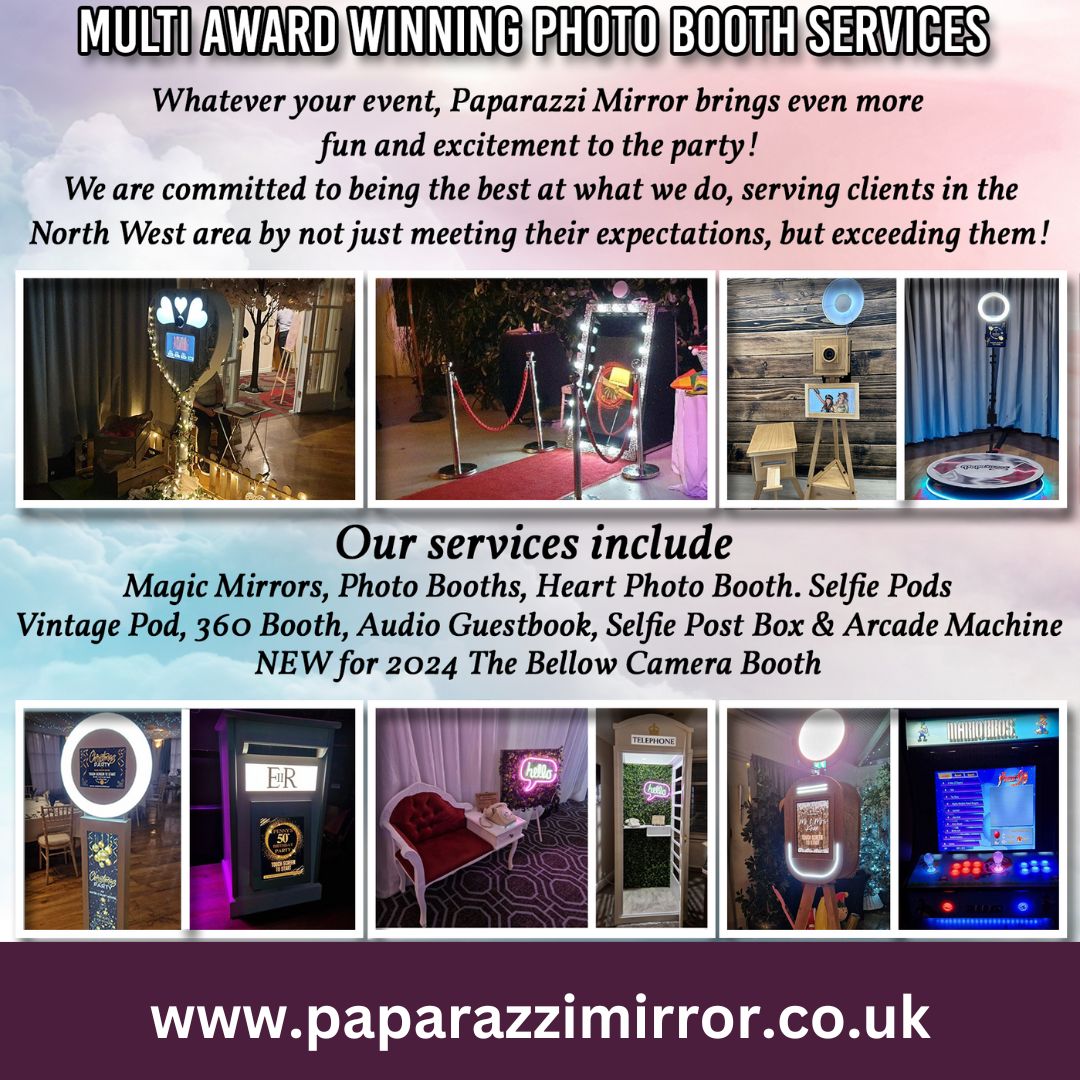 Paparazzi Mirror Photo Booths in the North West